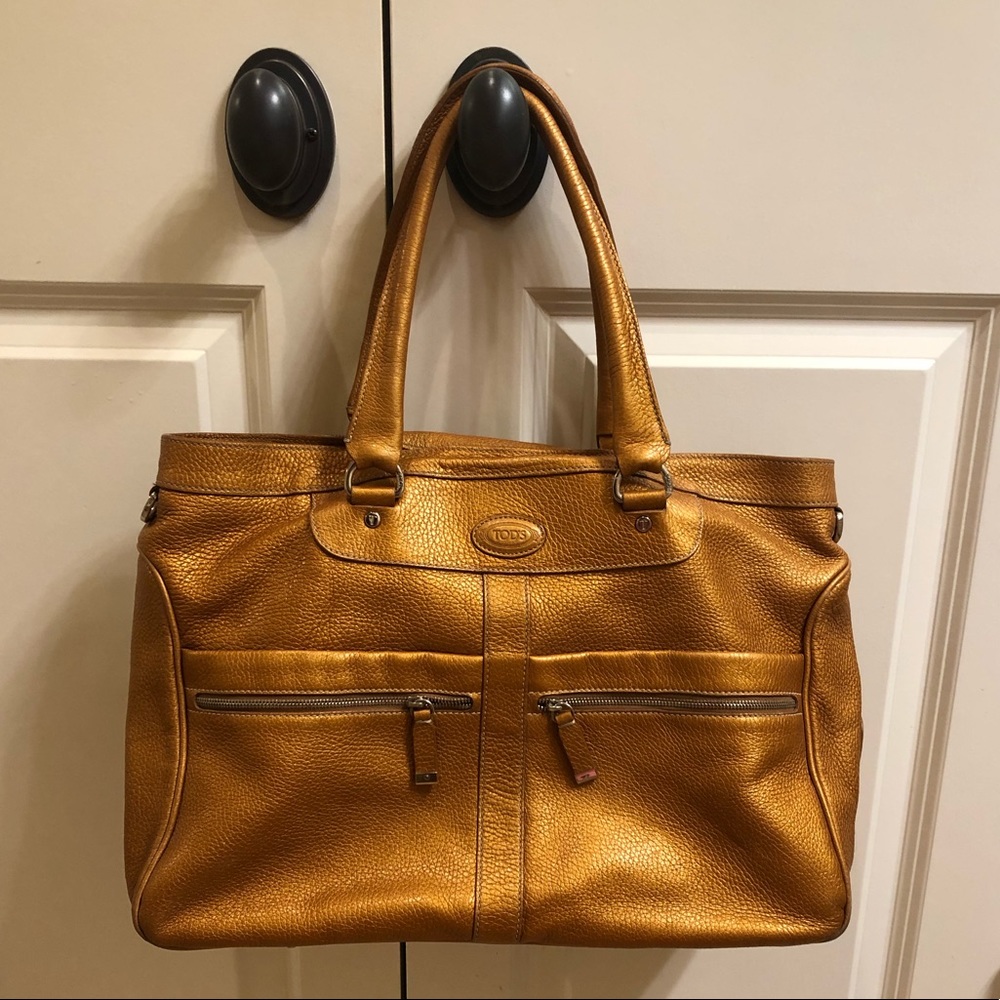 TOD’S Bronze Tote Bag